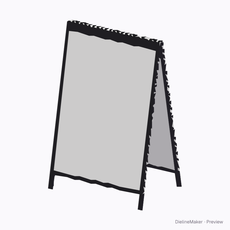 A0 snap-frame A-board