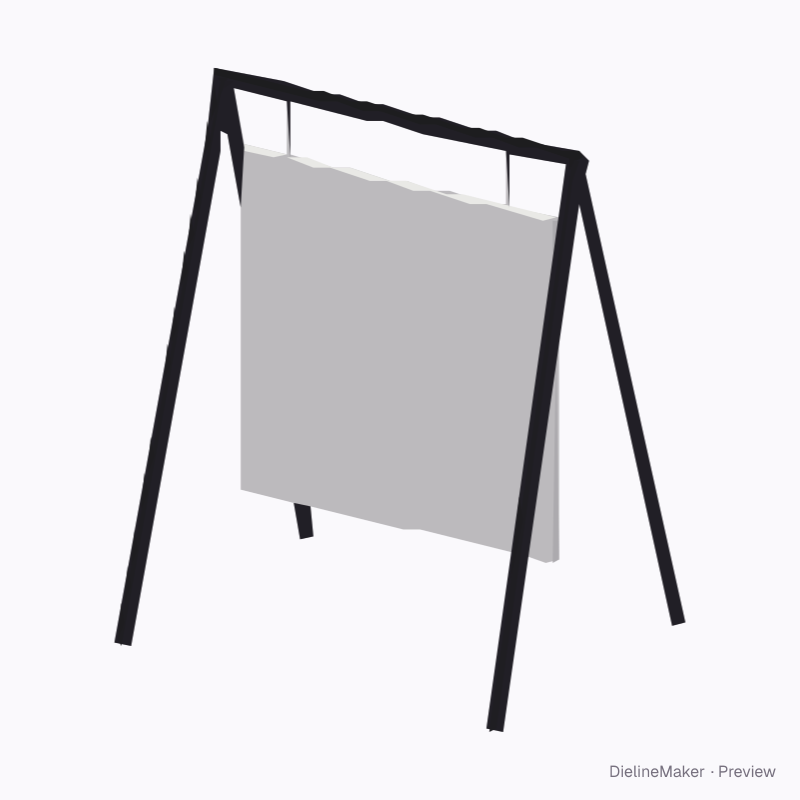 Hanging A-stand board