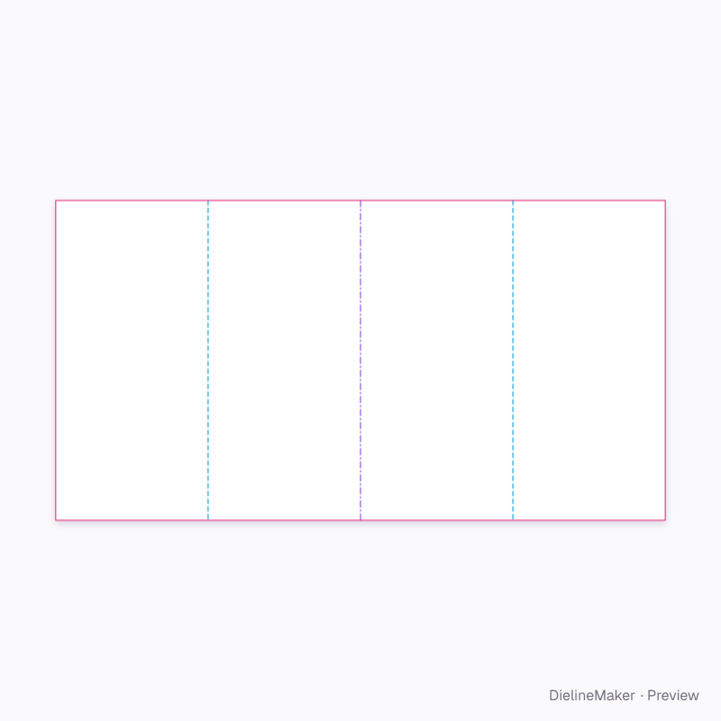 Flat dieline preview