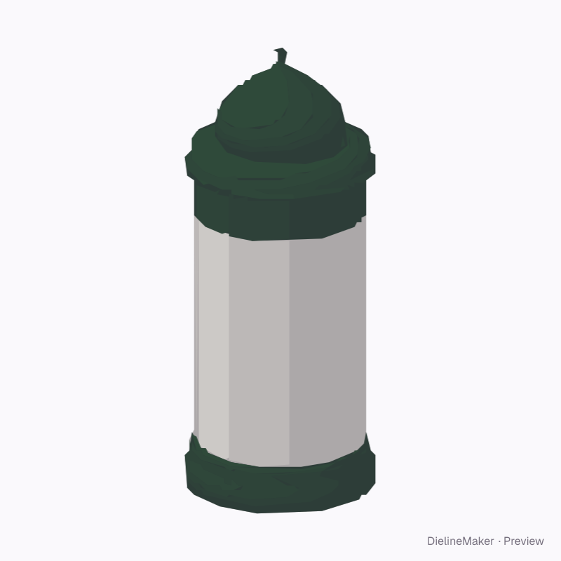 Ornate column with onion dome and header