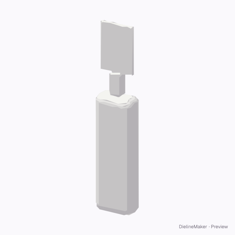 Plastic cosmetic ampoule