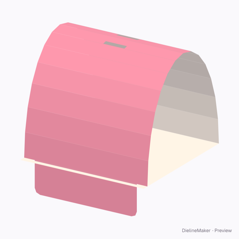 Cannelé box 70 × 65 × 58