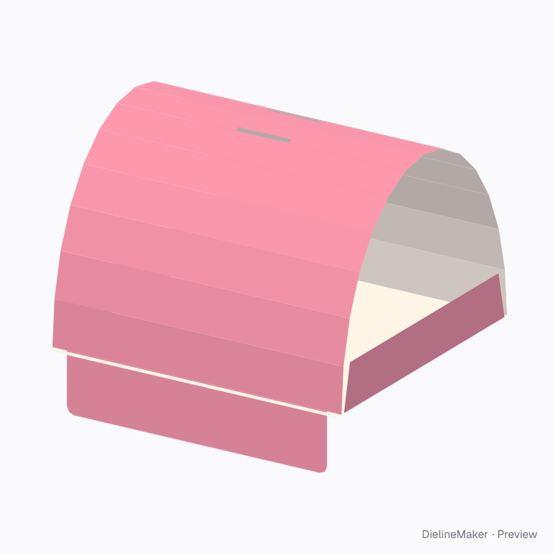 Mini cake arch box 120 × 110 × 80
