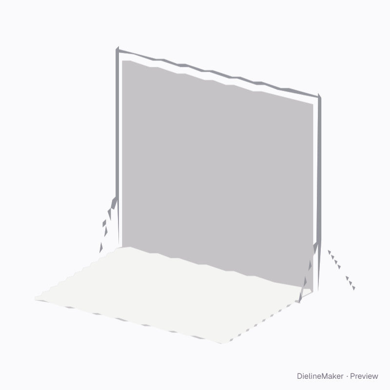 Photography backdrop with floor