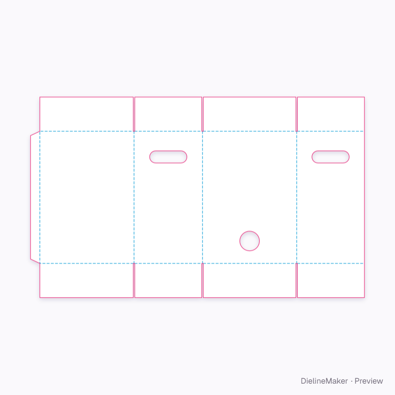 Liquid refill outer 5 L flat dieline
