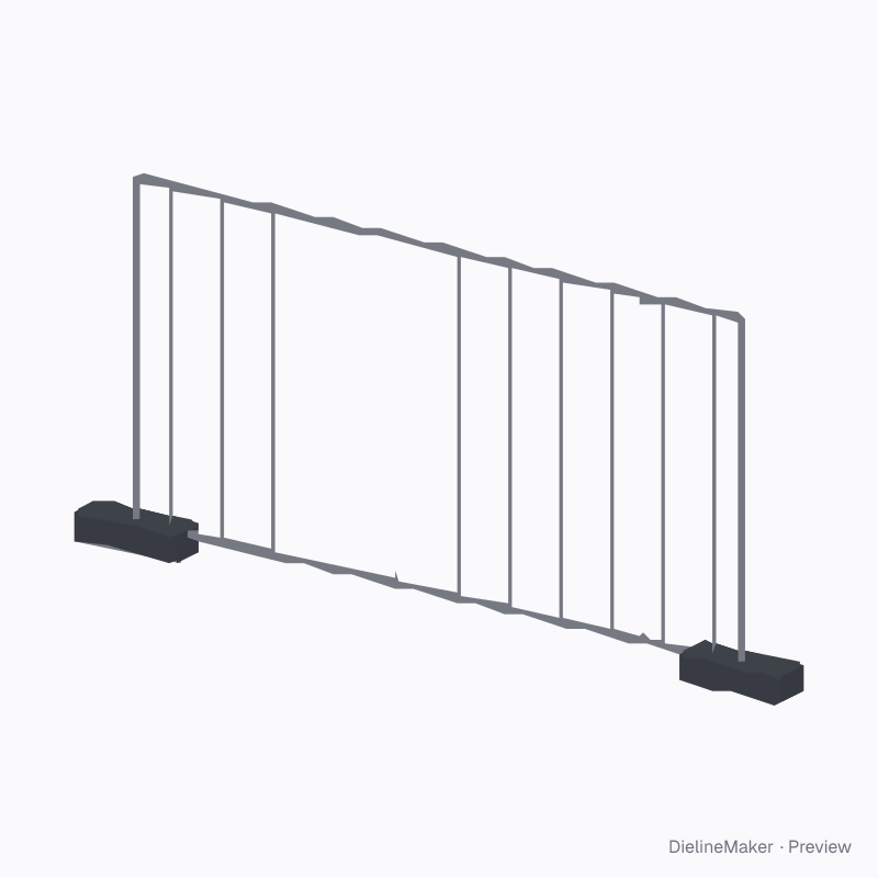 Site fence banner