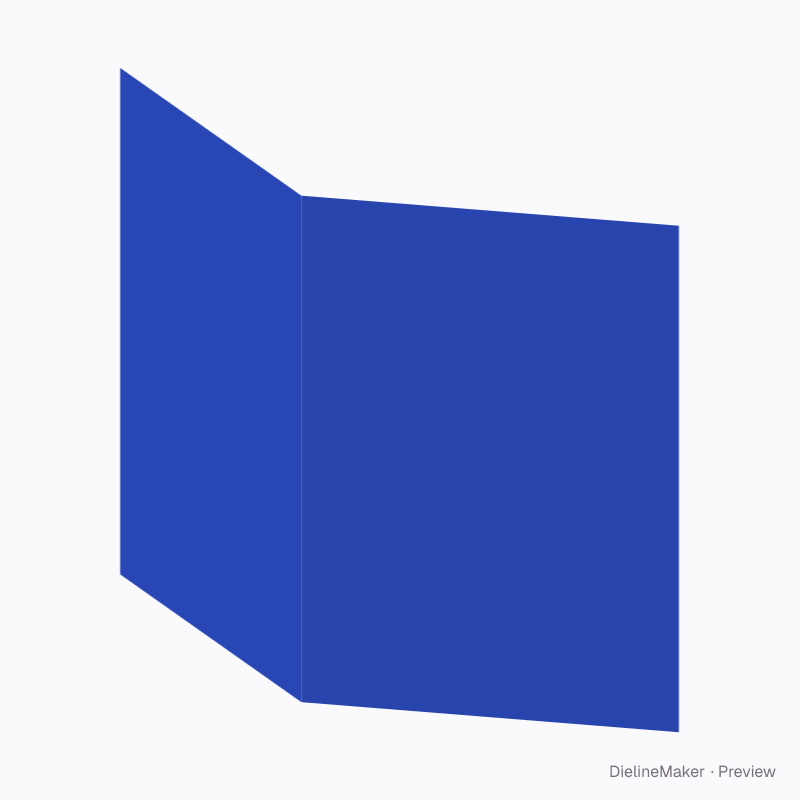 A3 to A4 bi-fold brochure