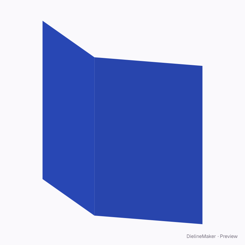 US Letter bi-fold brochure