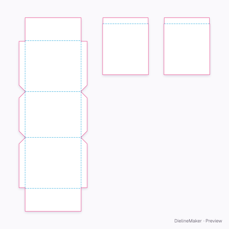 Appliance outer carton — Bliss box flat dieline
