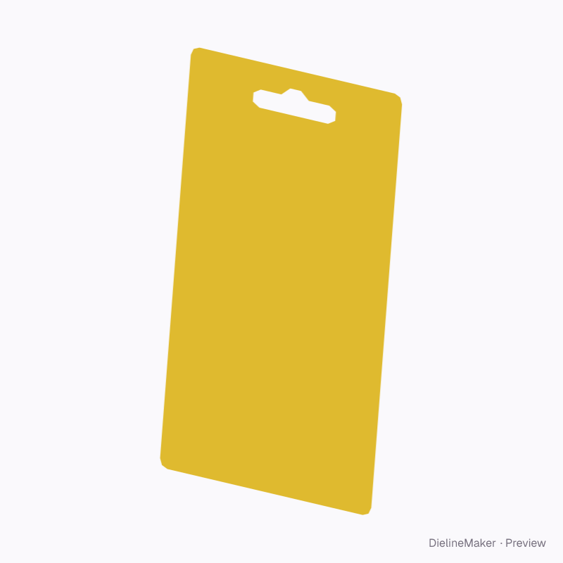 Keyring blister card