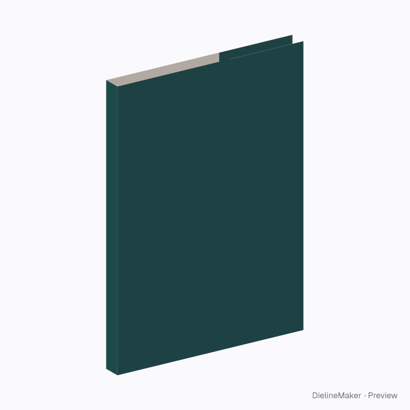 A4 210 × 297 mm page-format book dust jacket
