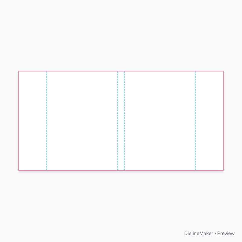 Flat dieline preview
