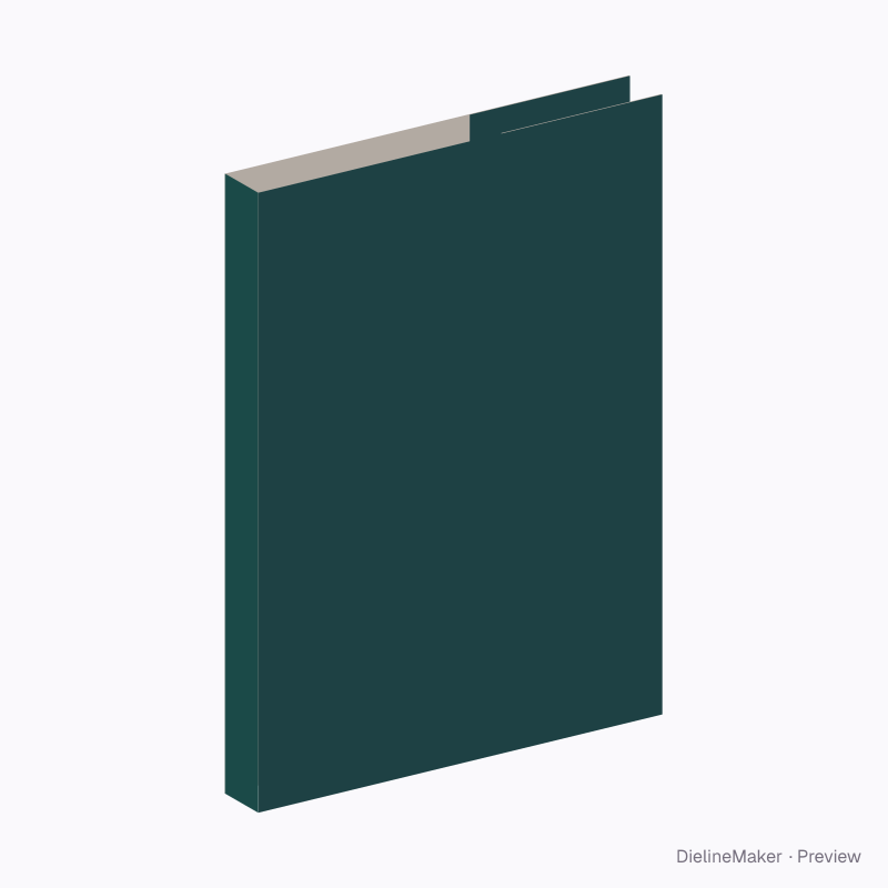 A6 105 × 148 mm page-format book dust jacket