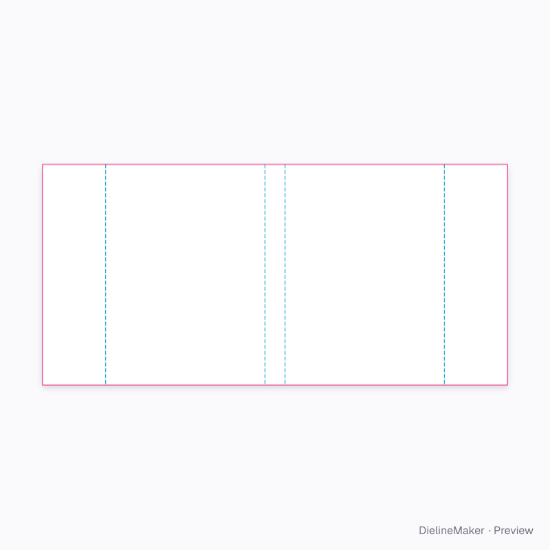 Flat dieline preview