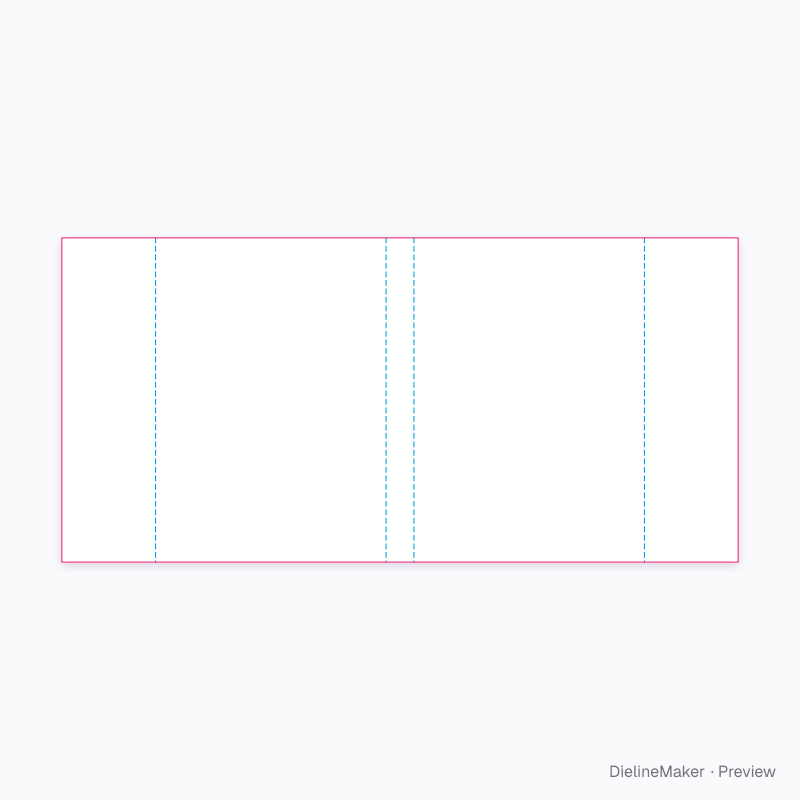 Flat dieline preview