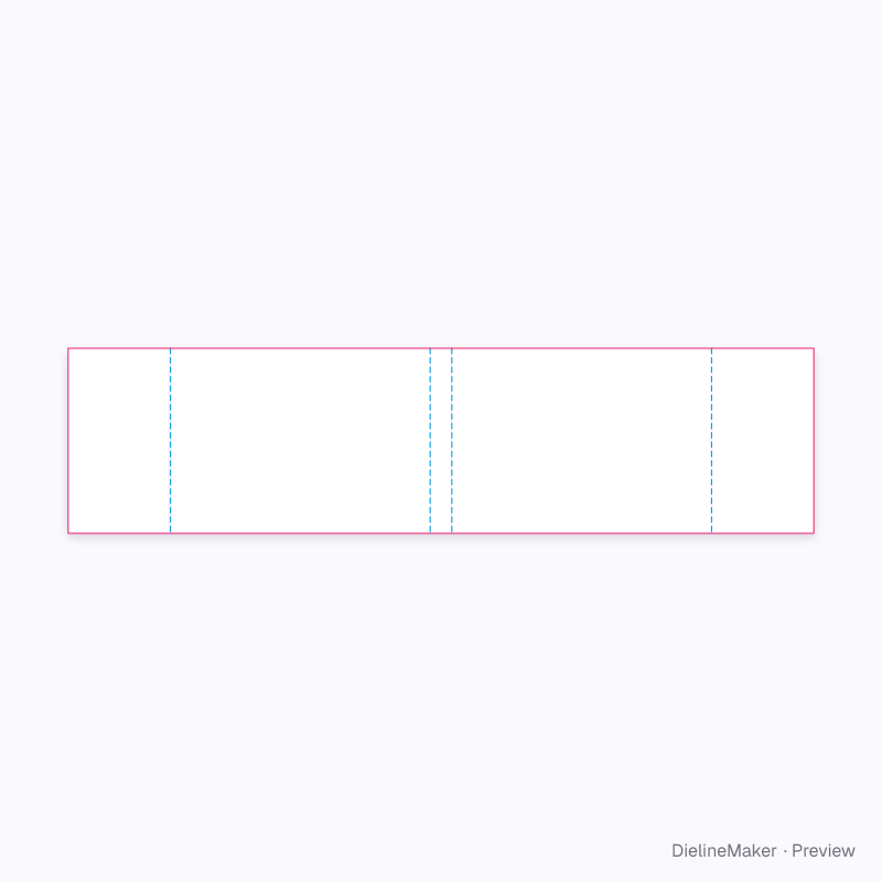 A5 landscape page-format book dust jacket flat dieline