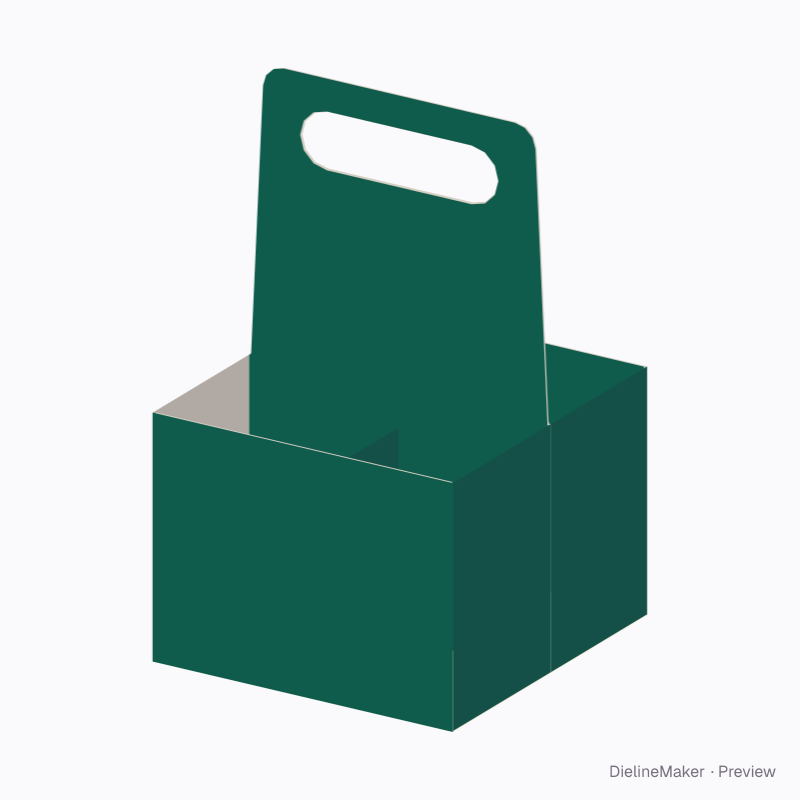 Four sauce bottles carrier — Bottle carrier