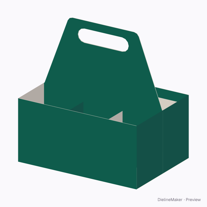 Six juice bottles carrier — Bottle carrier