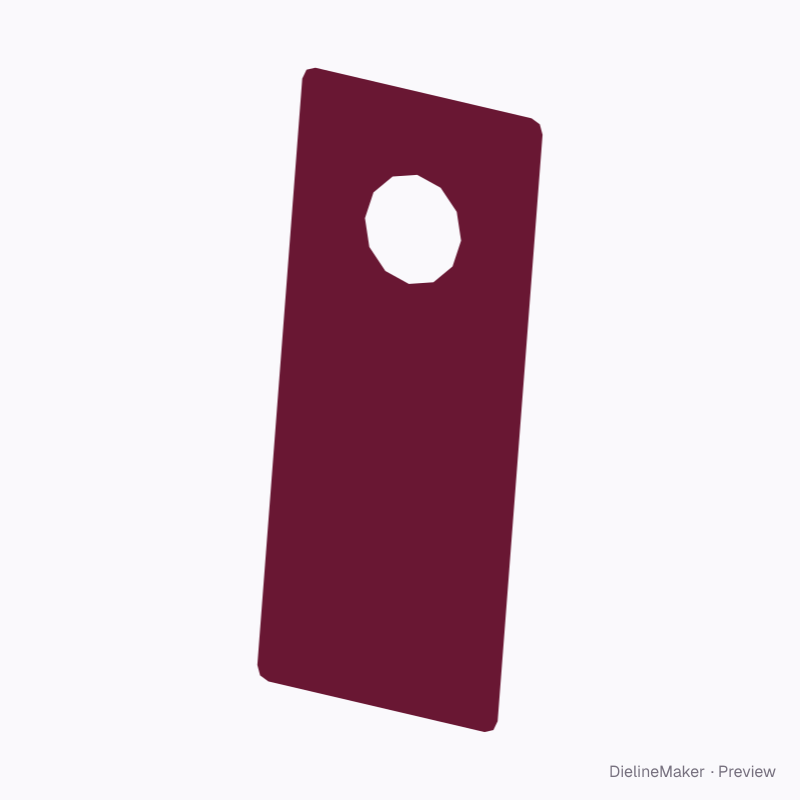 Promo neck hanger