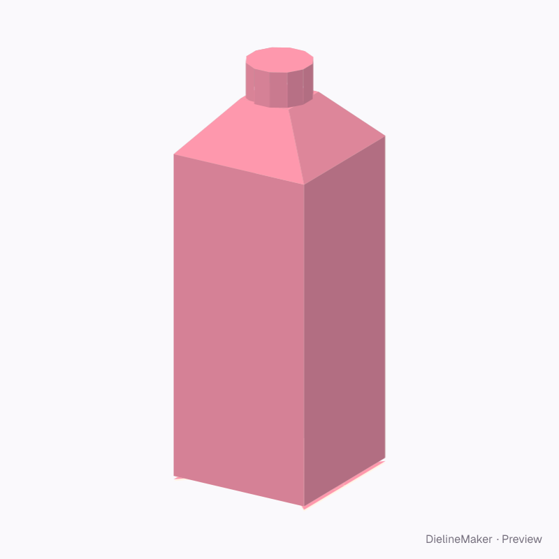 Bottle-top liquid carton