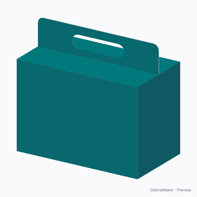 Welcome gift carry box — Briefcase box