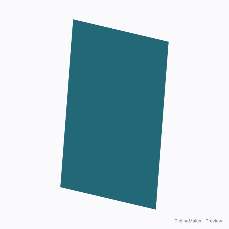 55 × 85 mm portrait business card