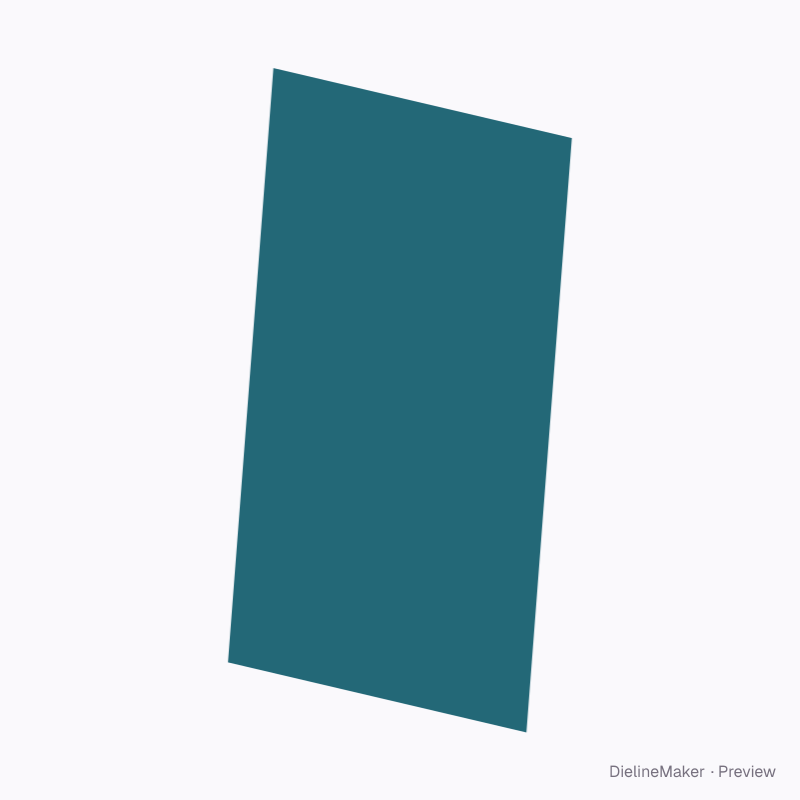 2 × 3.5 in portrait business card