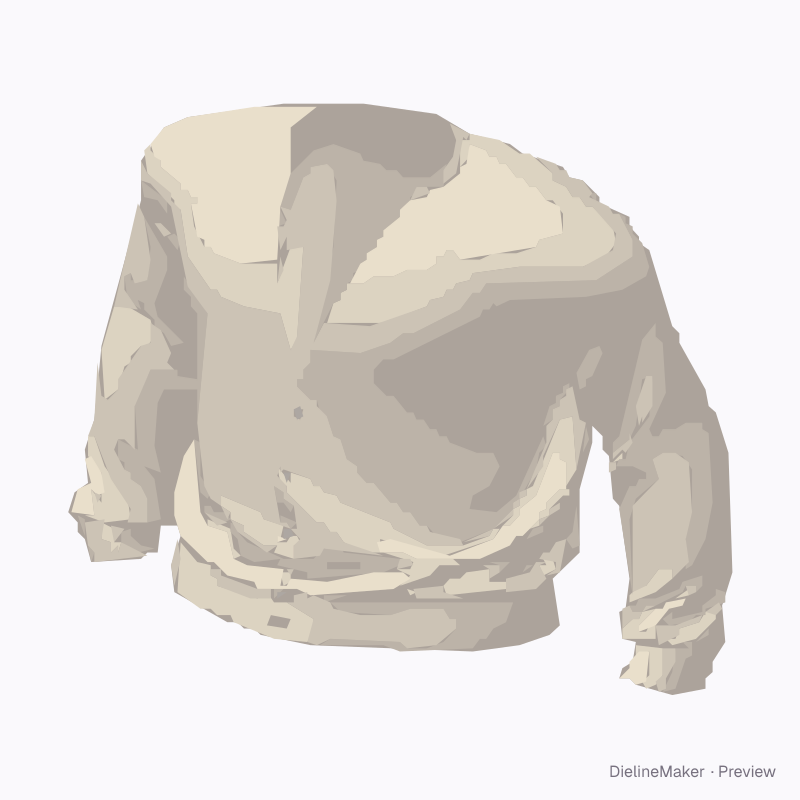 Cream V-neck button cardigan