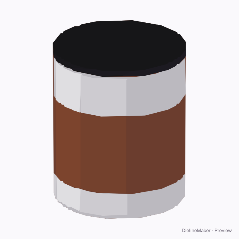 Candle jar 8 oz