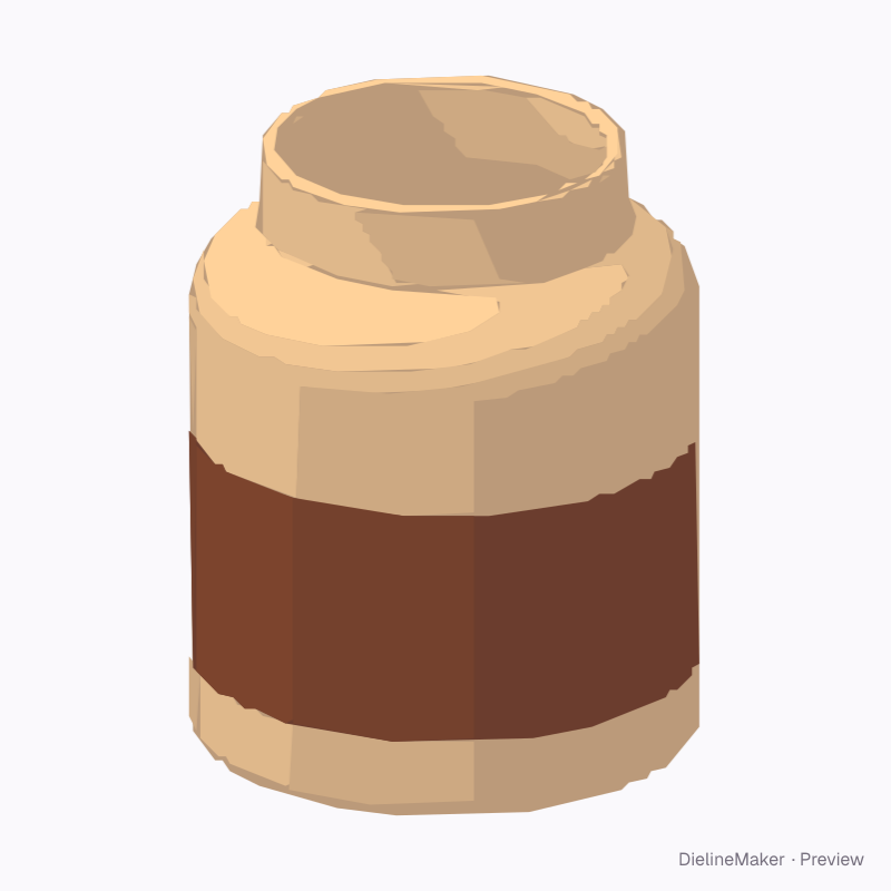 Shouldered candle jar