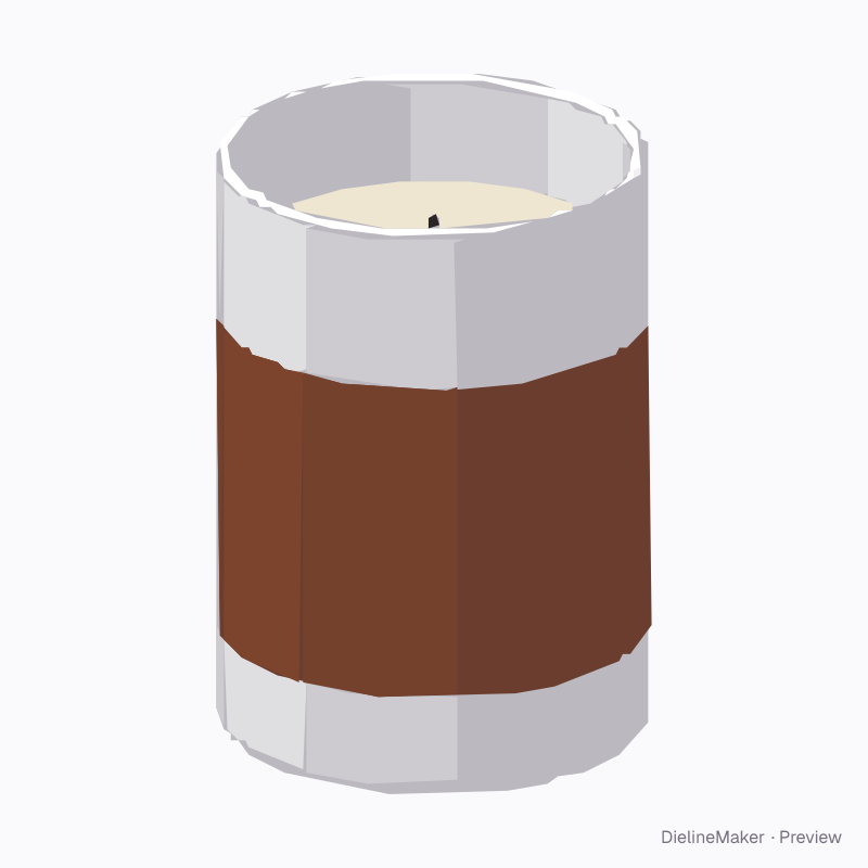 Tall candle tumbler