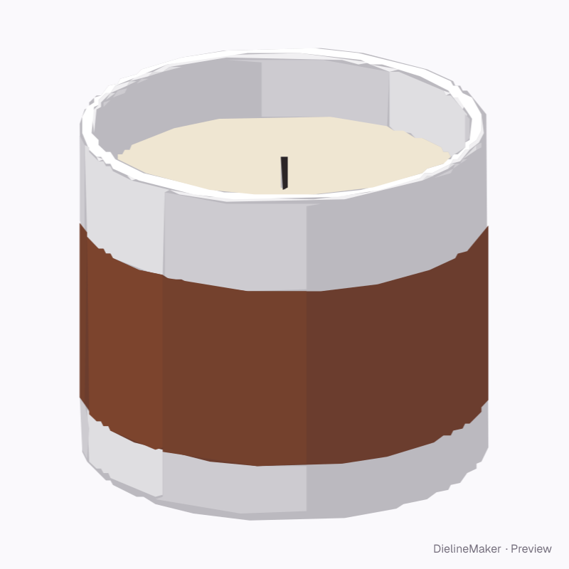 Wide candle vessel