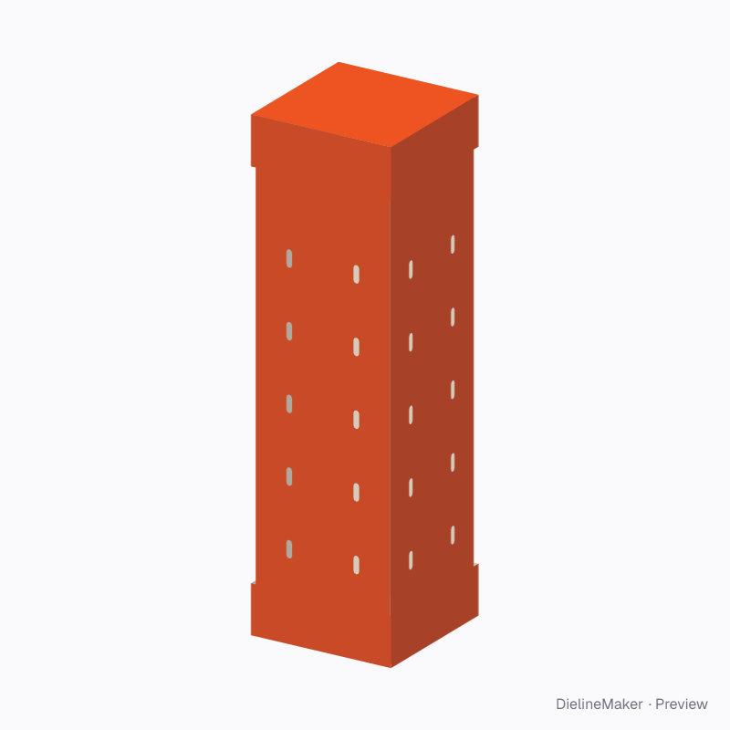 Counter peg column