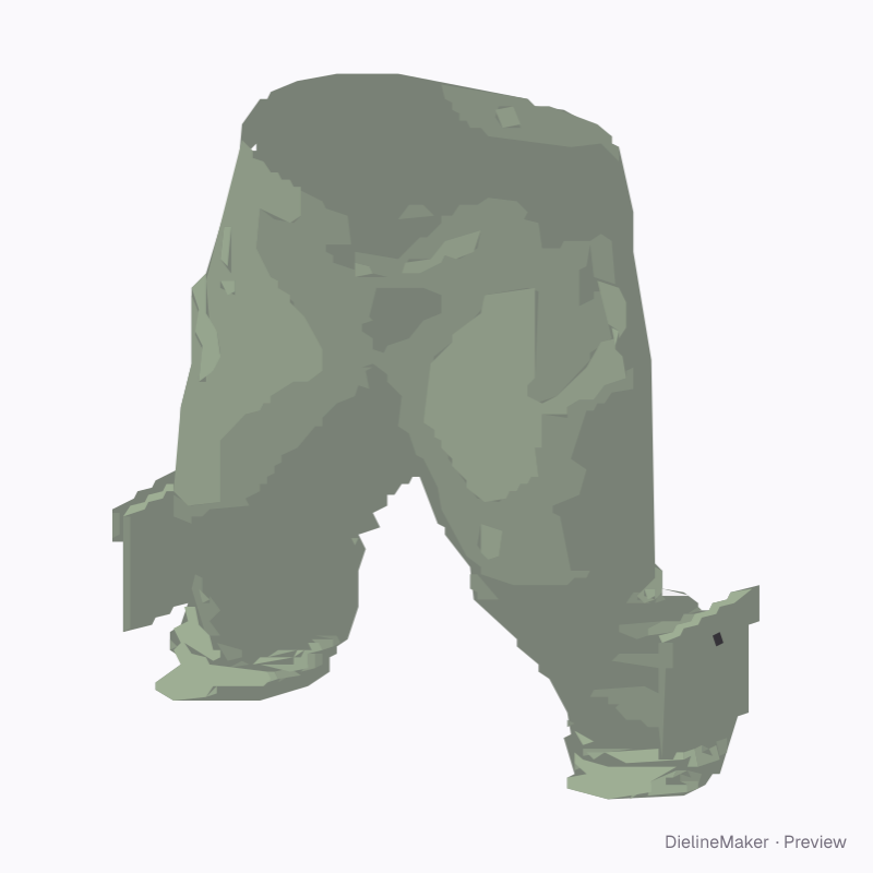 Cargo shorts with flap pockets · studio artwork