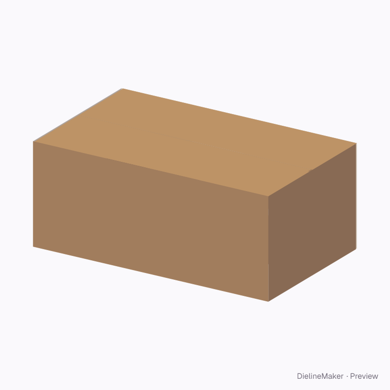 Low divided box 500×300×200