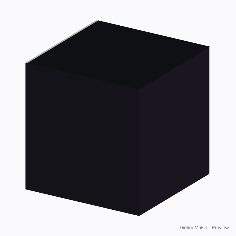 200 mm cube parcel carton — Centre special box