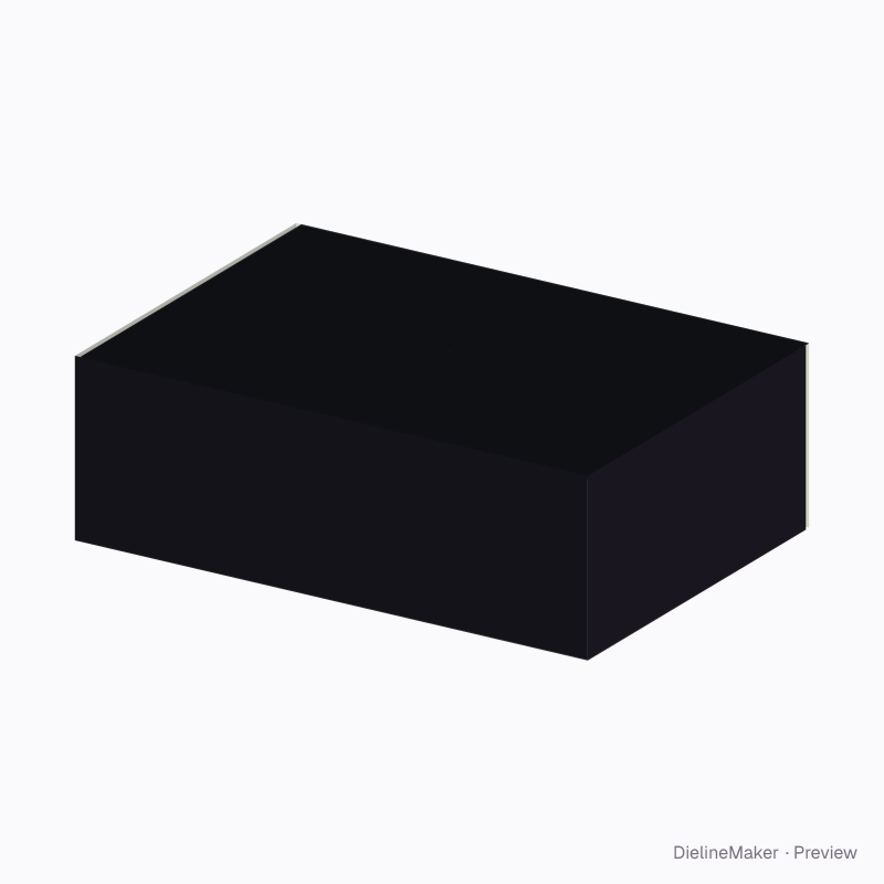 Shallow product carton — Centre special box