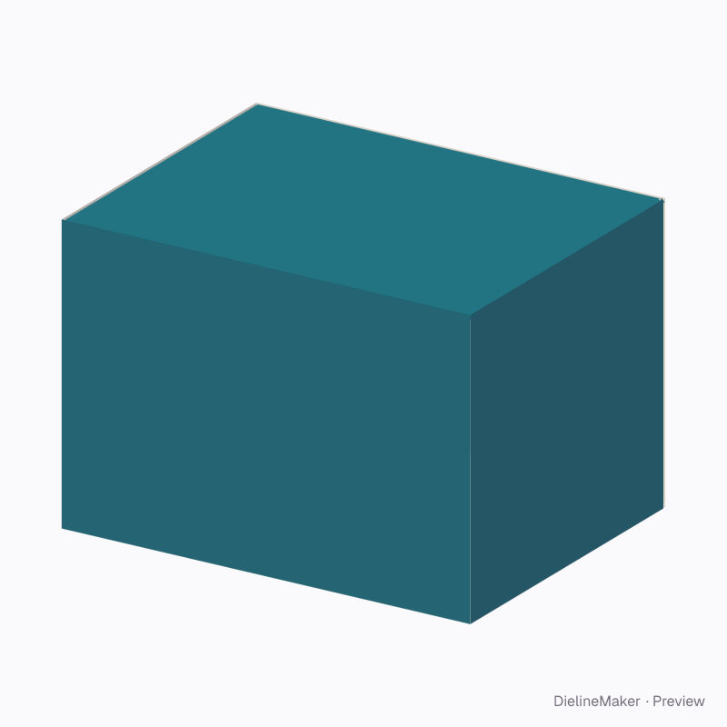 Archive storage carton — Centre special full overlap box