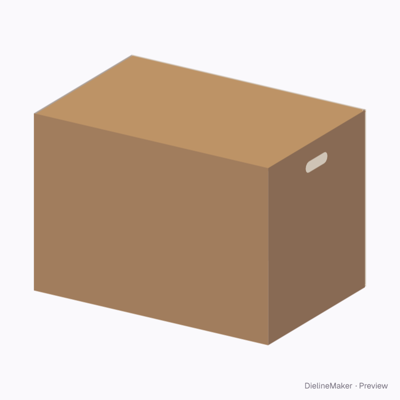 Industrial parts carton 600×400×400
