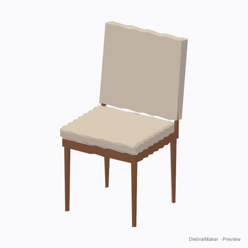 Upholstered dining chair