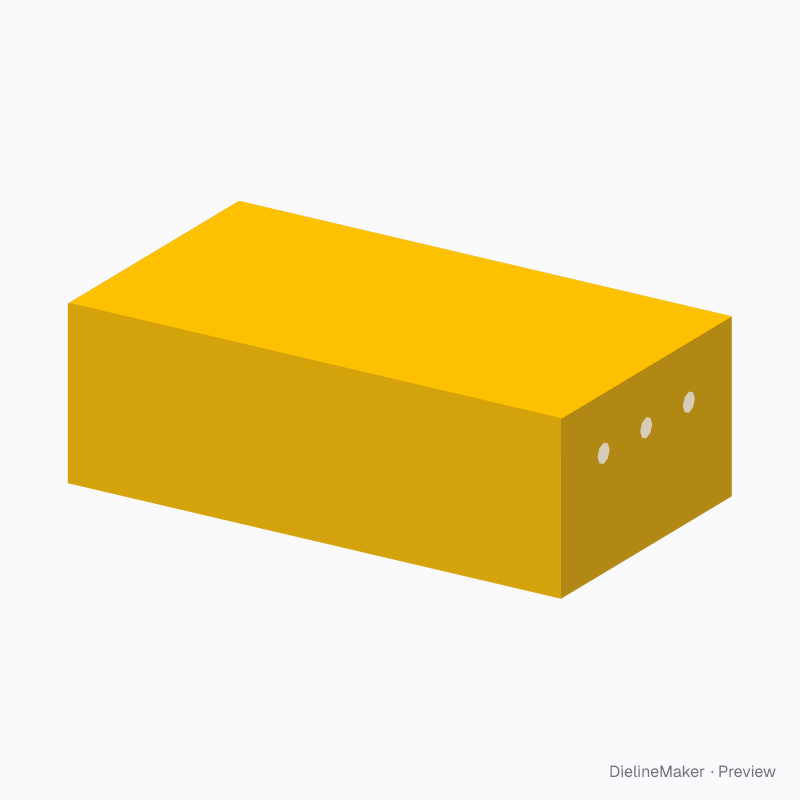 Chicken dinner box (9 × 5 × 3 in)