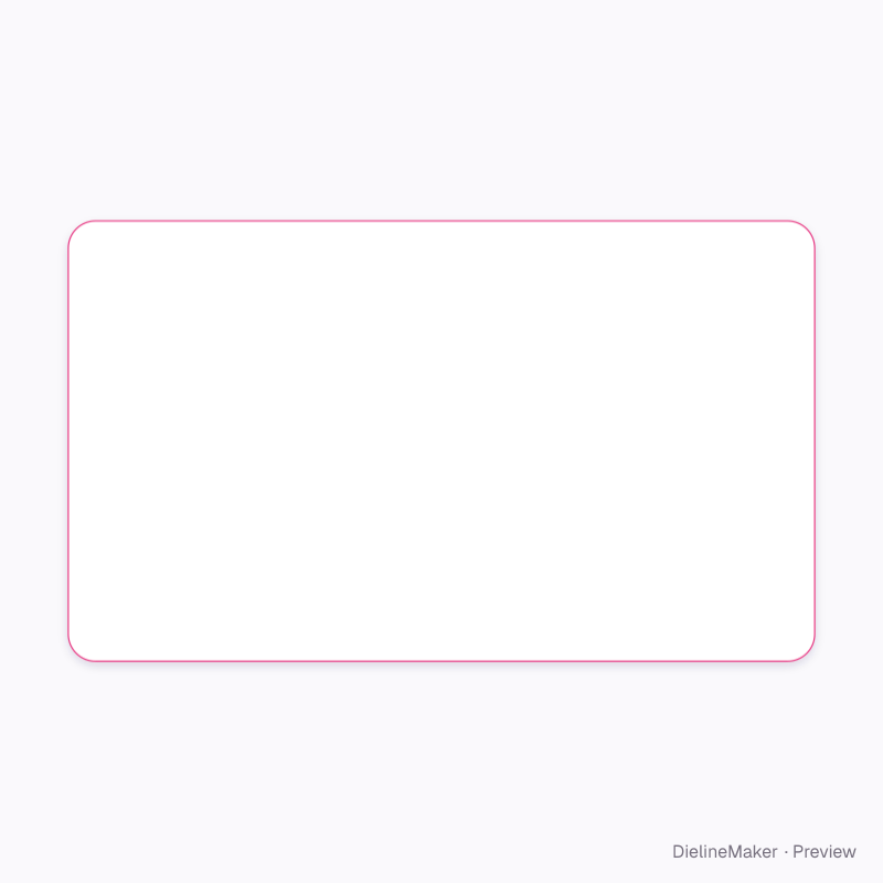 Rectangular sandwich clamshell artwork area
