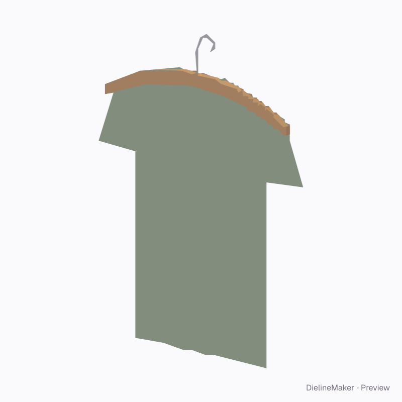 Kids tee on a small hanger