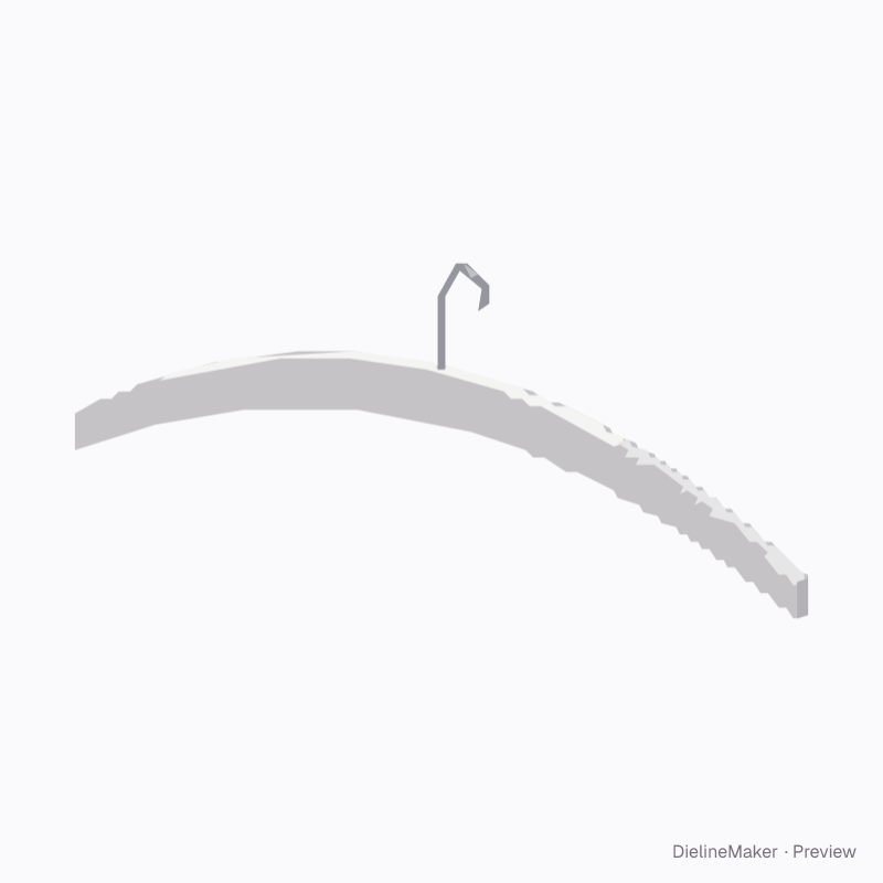 Personalised wooden hanger