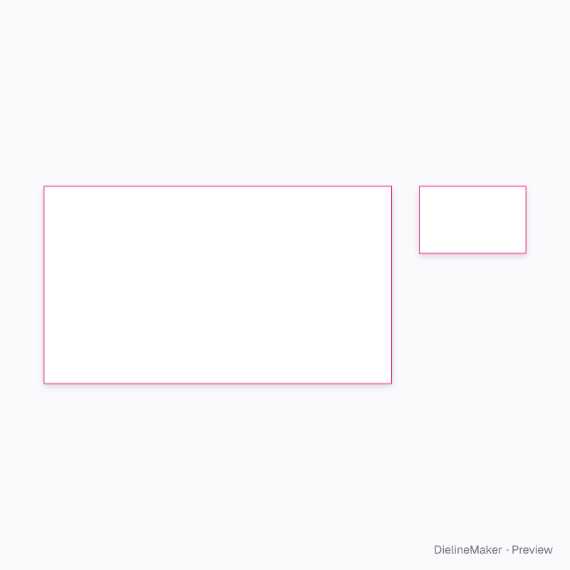Medium flat-bottom coffee bag flat dieline