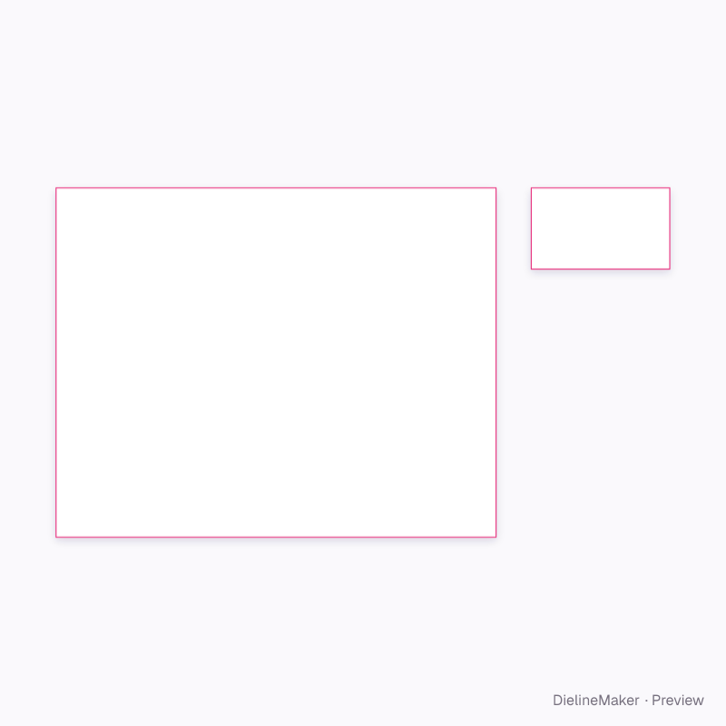 Flat dieline preview