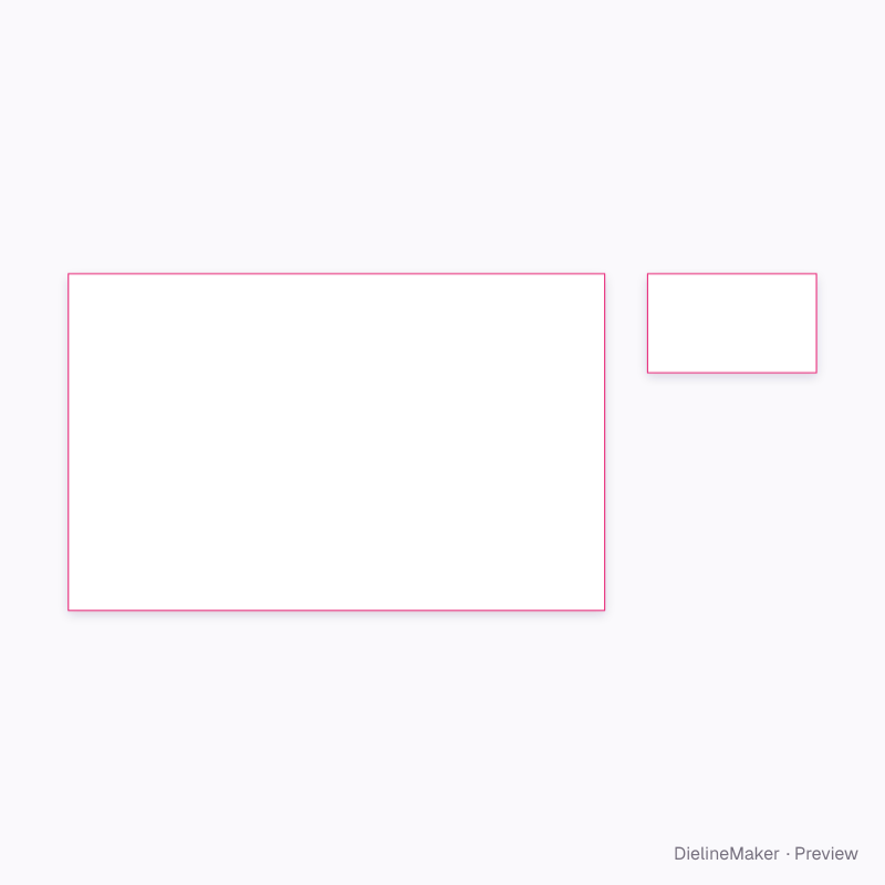 Loose tea bag 100 g flat dieline