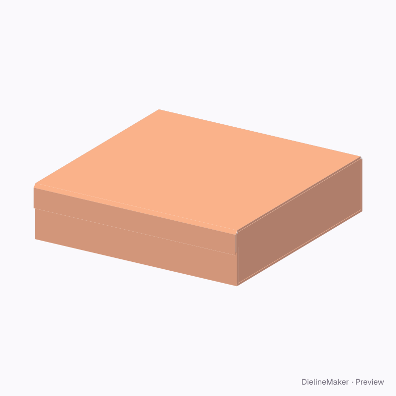 Silk scarf presentation box — Collapsible magnetic box