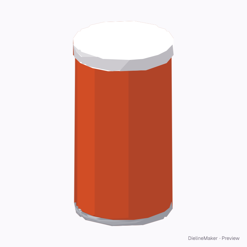 Short snack composite can