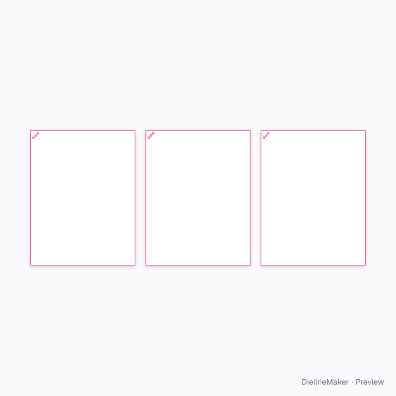 Flat dieline preview